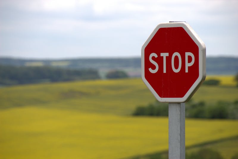 Stoppschild MPU Fehler vermeiden